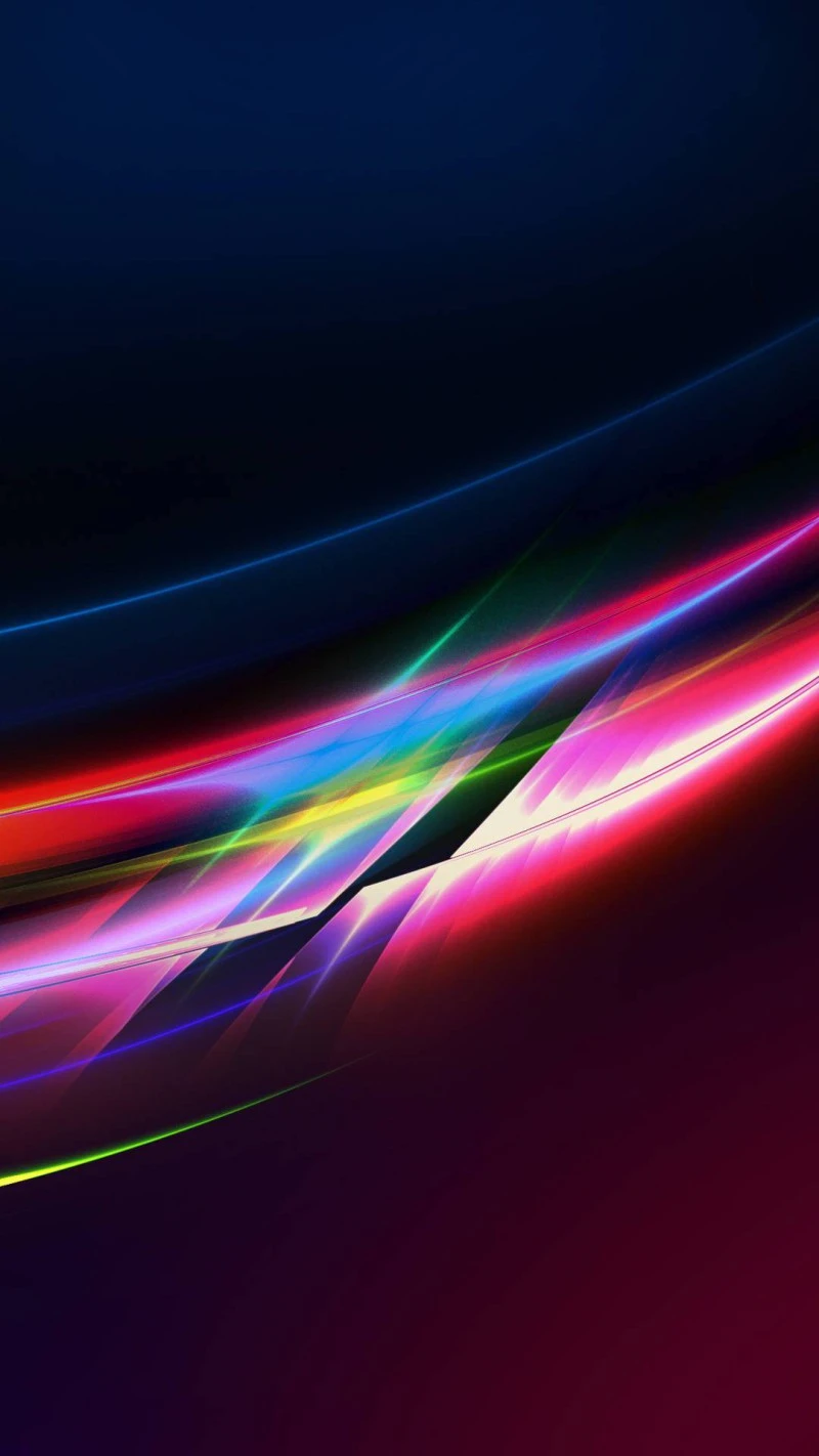 Vibrant Abstract Lines 4K Mobile Wallpaper