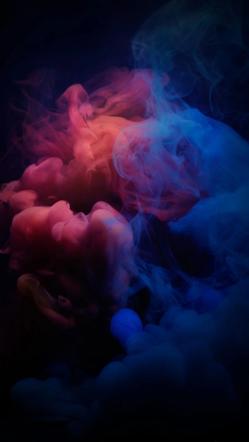 Abstract Ink Swirl 4K Mobile Wallpaper
