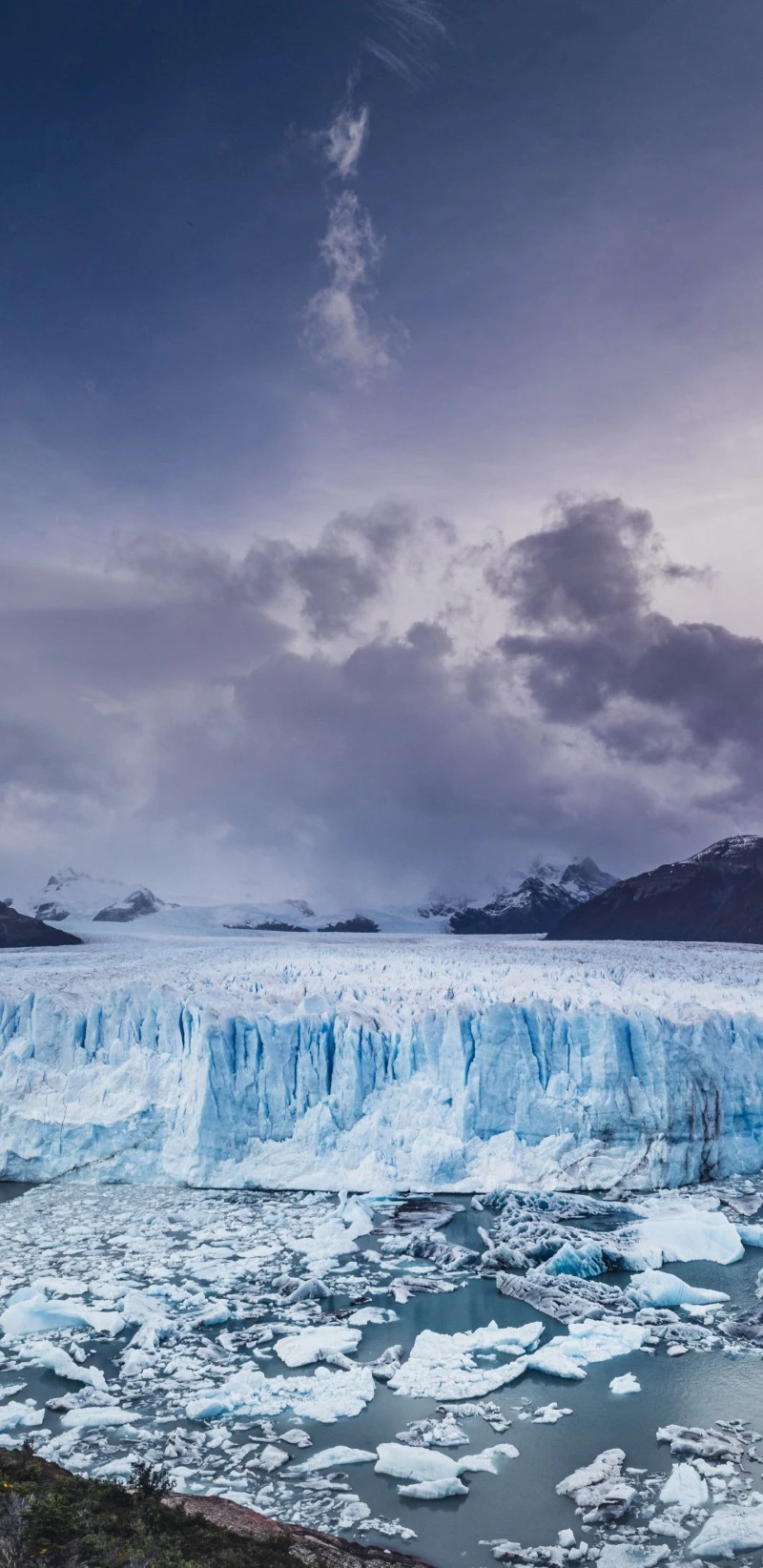 Perito Moreno Glacier's Majestic Ice Face 4K Mobile Wallpaper