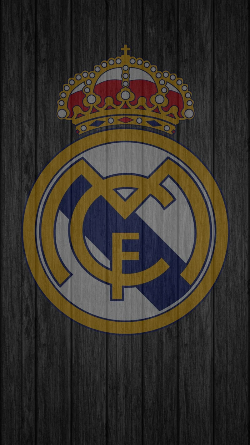 Real Madrid Crest 4K Mobile Wallpaper