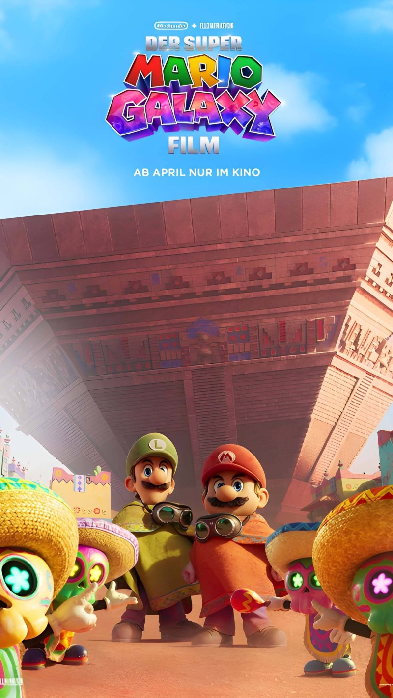 Super Mario Galaxy Film Adventure 4K Character Wallpaper