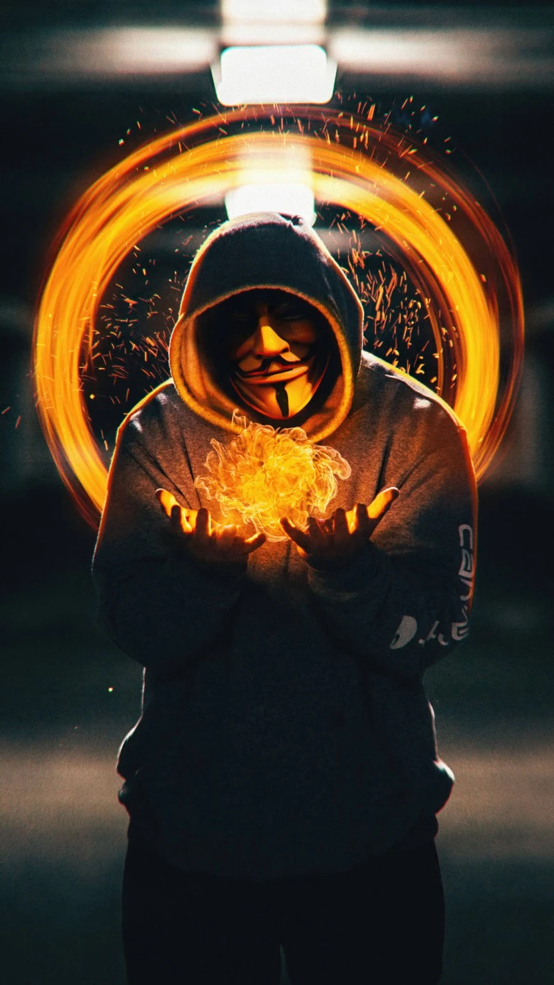 Anonymous's Power 4K Mobile Wallpaper