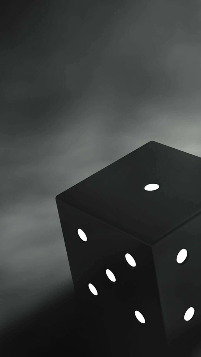 Dark Dice 4K Mobile Wallpaper