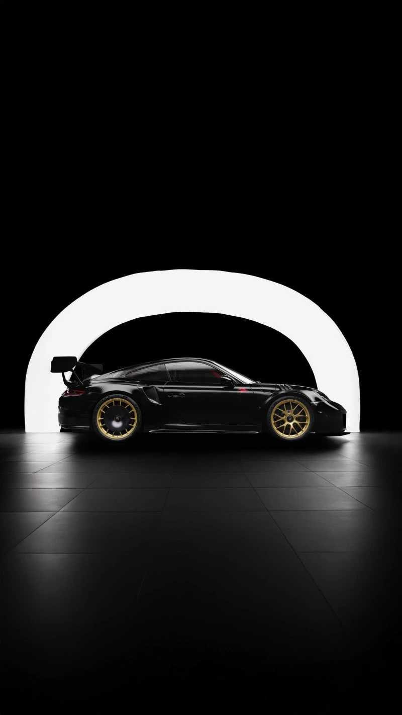 Porsche 911 GT3 RS: Sleek Side Profile 4K Mobile Wallpaper