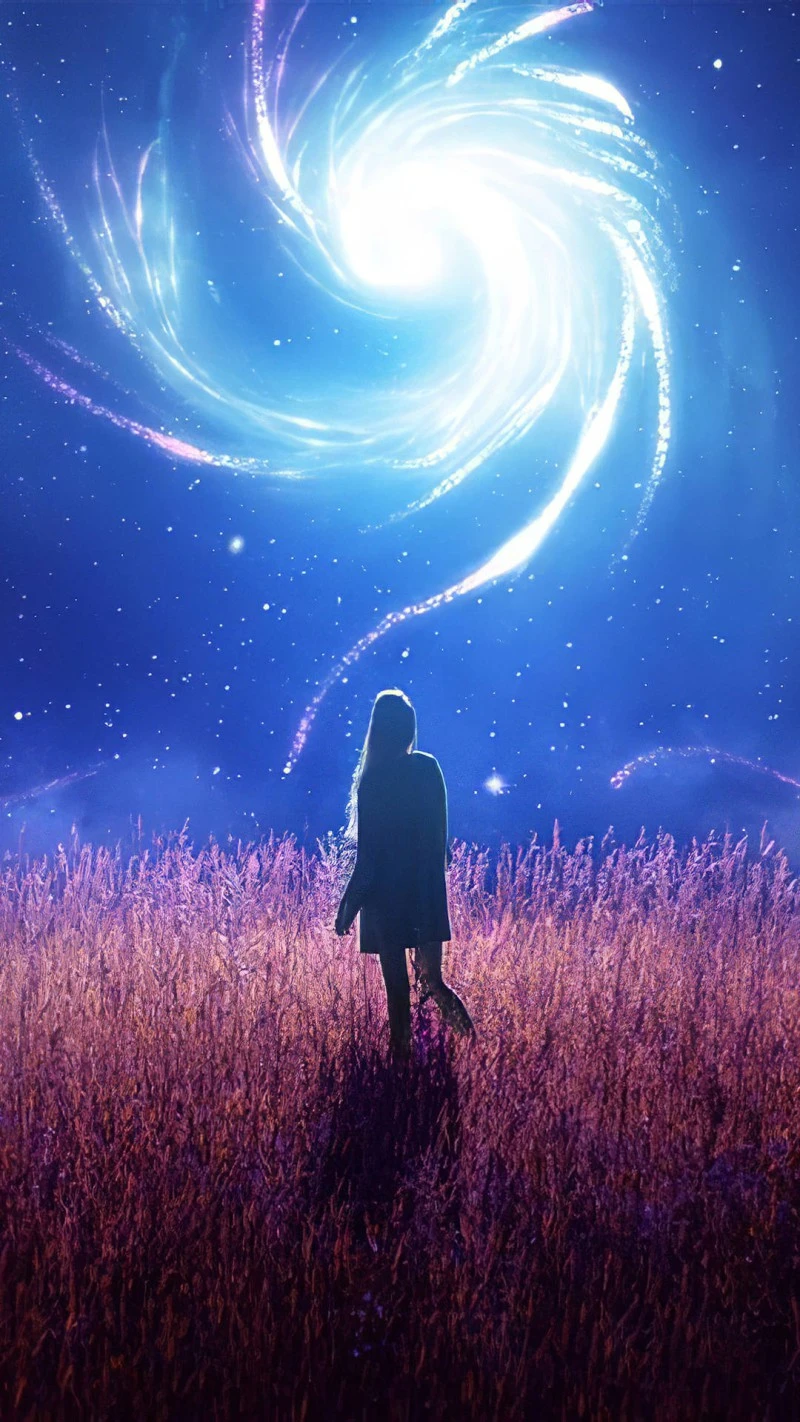 Cosmic Dreamer 4K Mobile Wallpaper