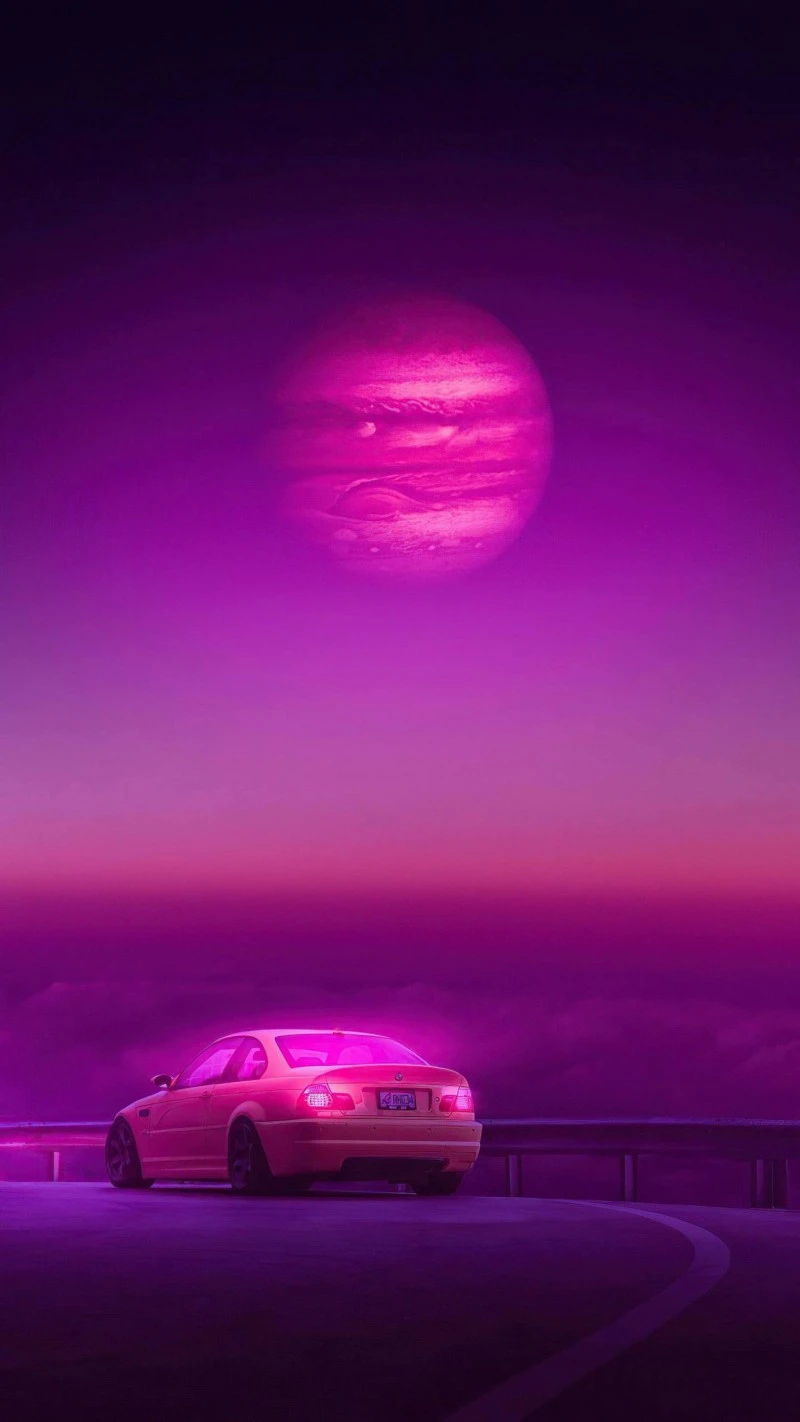 Cosmic Cruise 4K Mobile Wallpaper