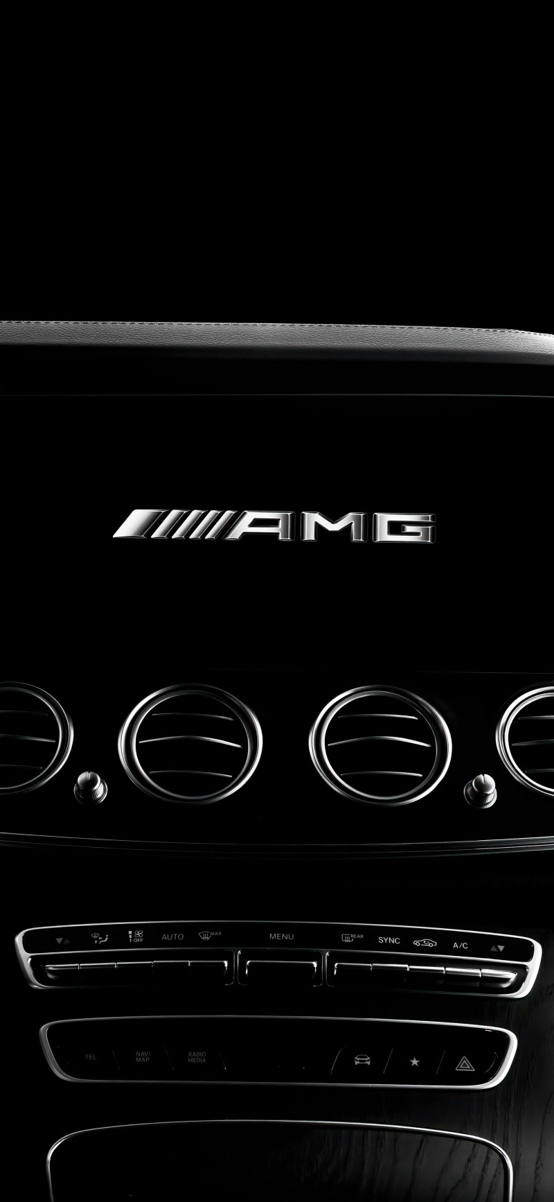 Luxury Mercedes AMG Dashboard with Sleek Design Elements 4K Mercedes Wallpaper