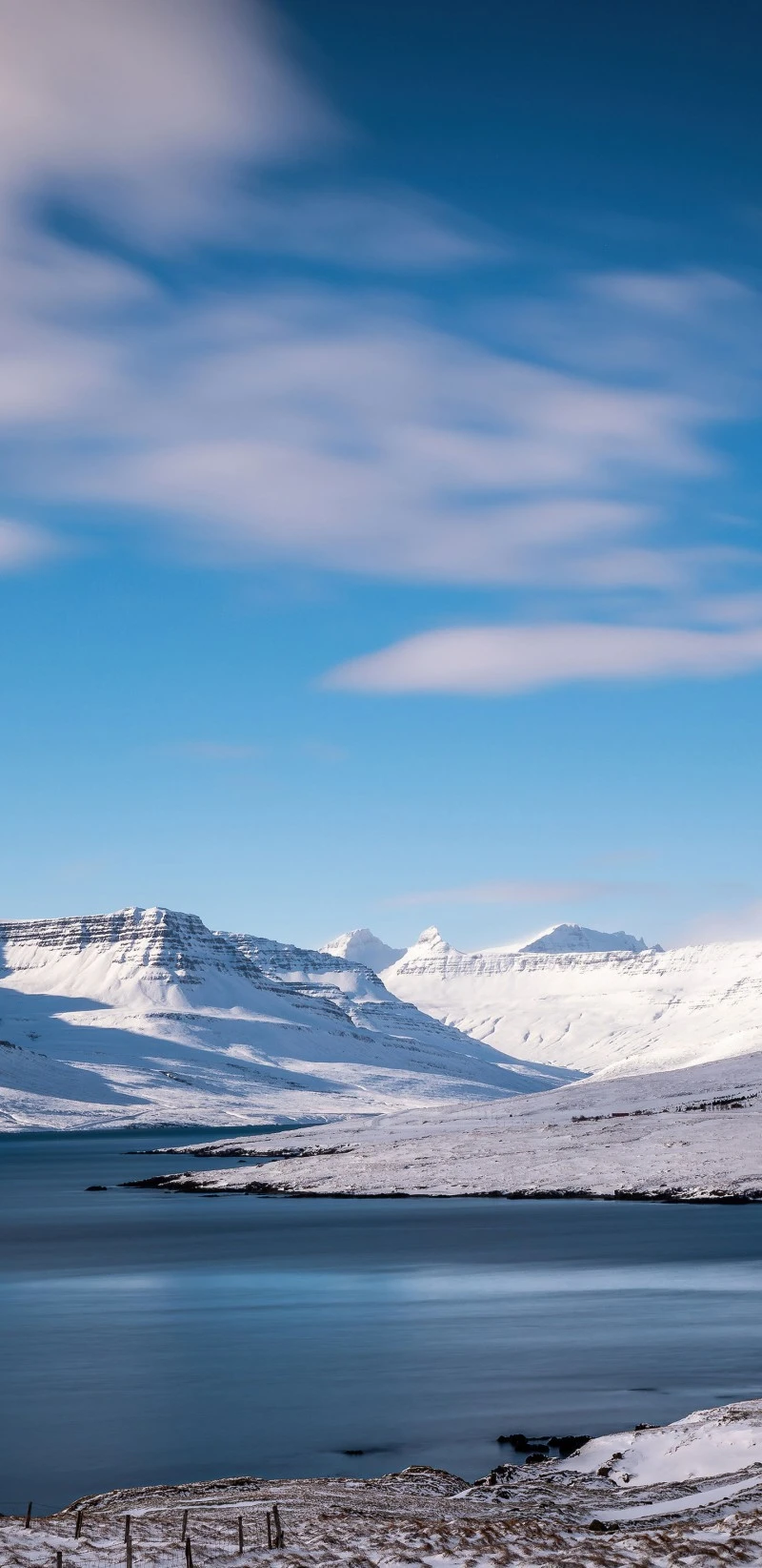 Winter Wonderland in Iceland 4K Mobile Wallpaper