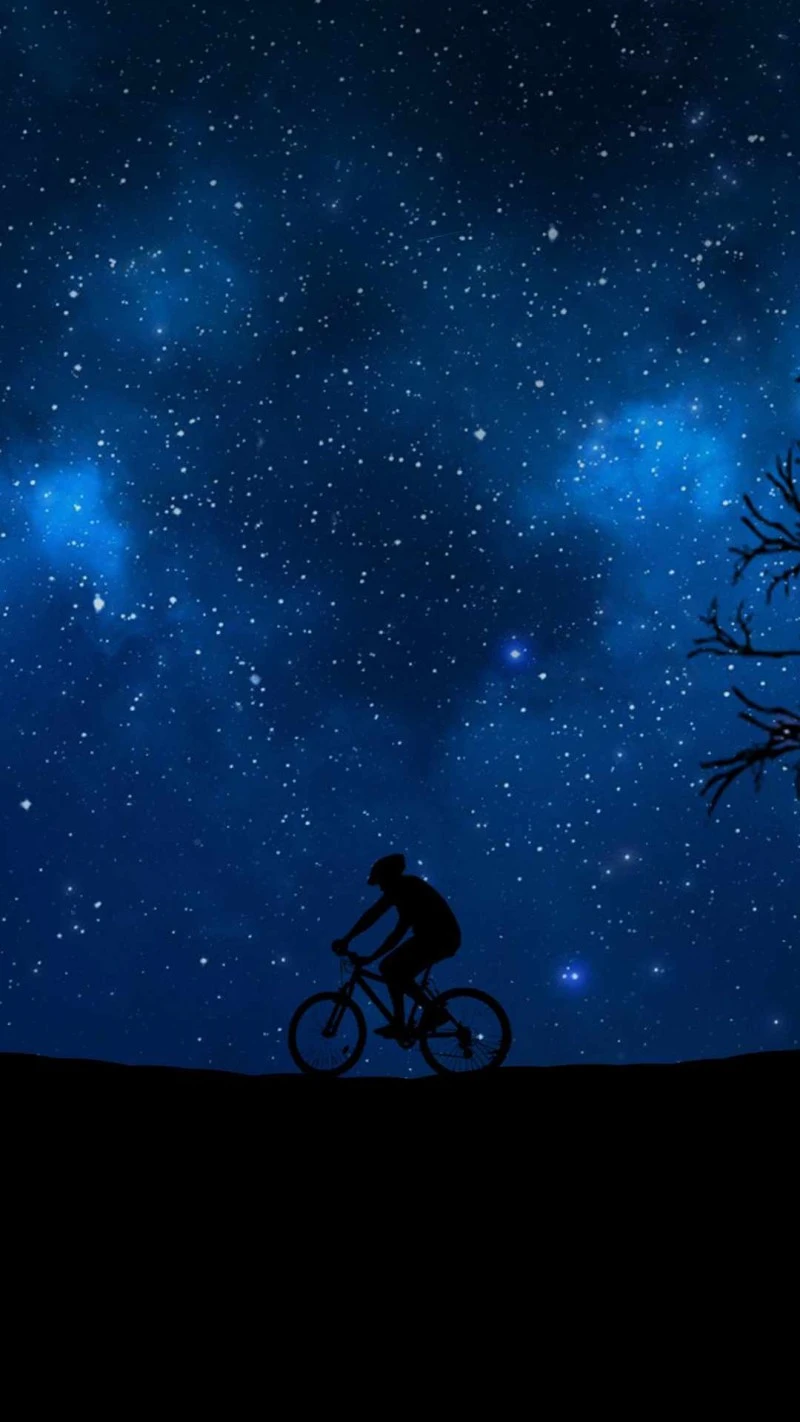 Night Ride 4K Mobile Wallpaper