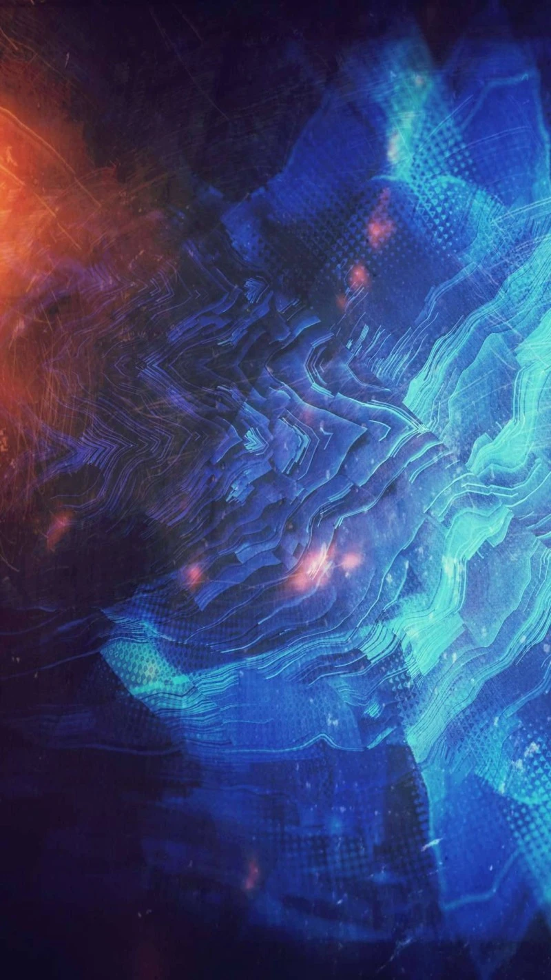 Digital Topography 4K Mobile Wallpaper