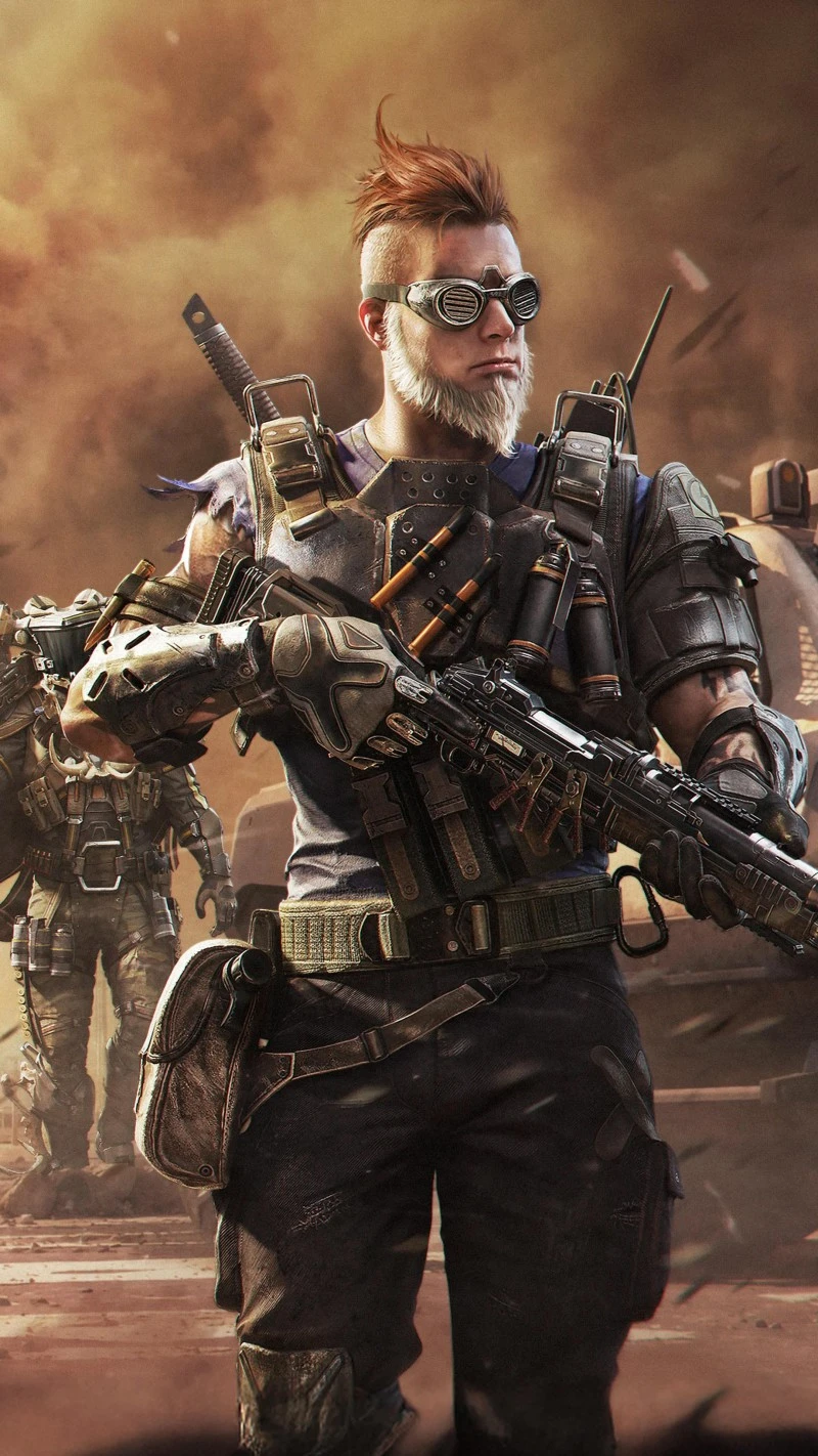 Tactical Soldier Ready 4K Mobile Wallpaper