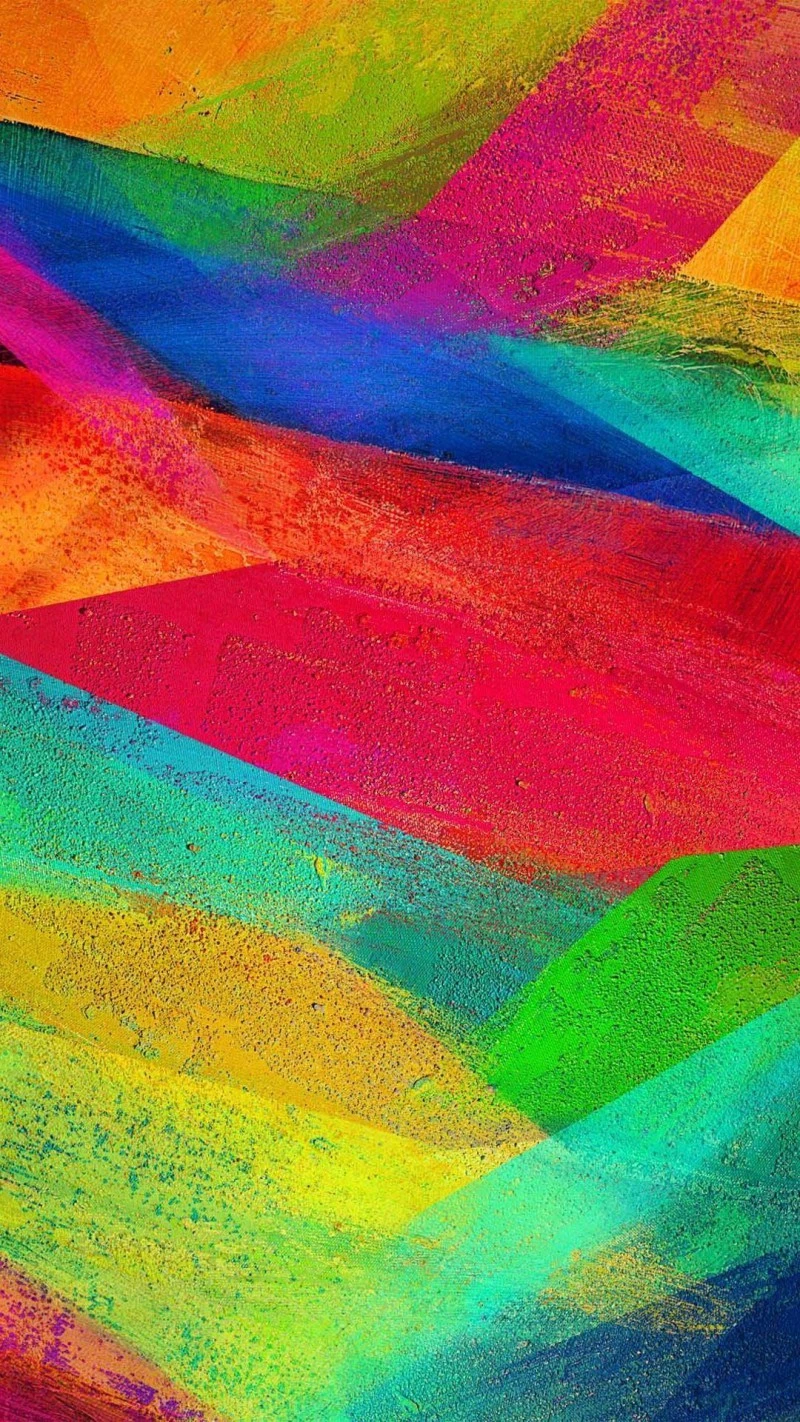 Bold Diagonal Stripes of Paint 4K Mobile Wallpaper