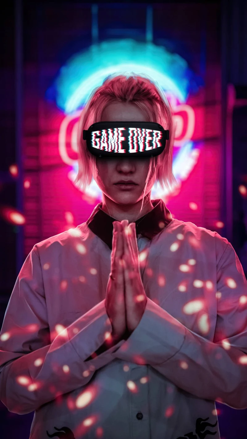 Game Over 4K Mobile Wallpaper