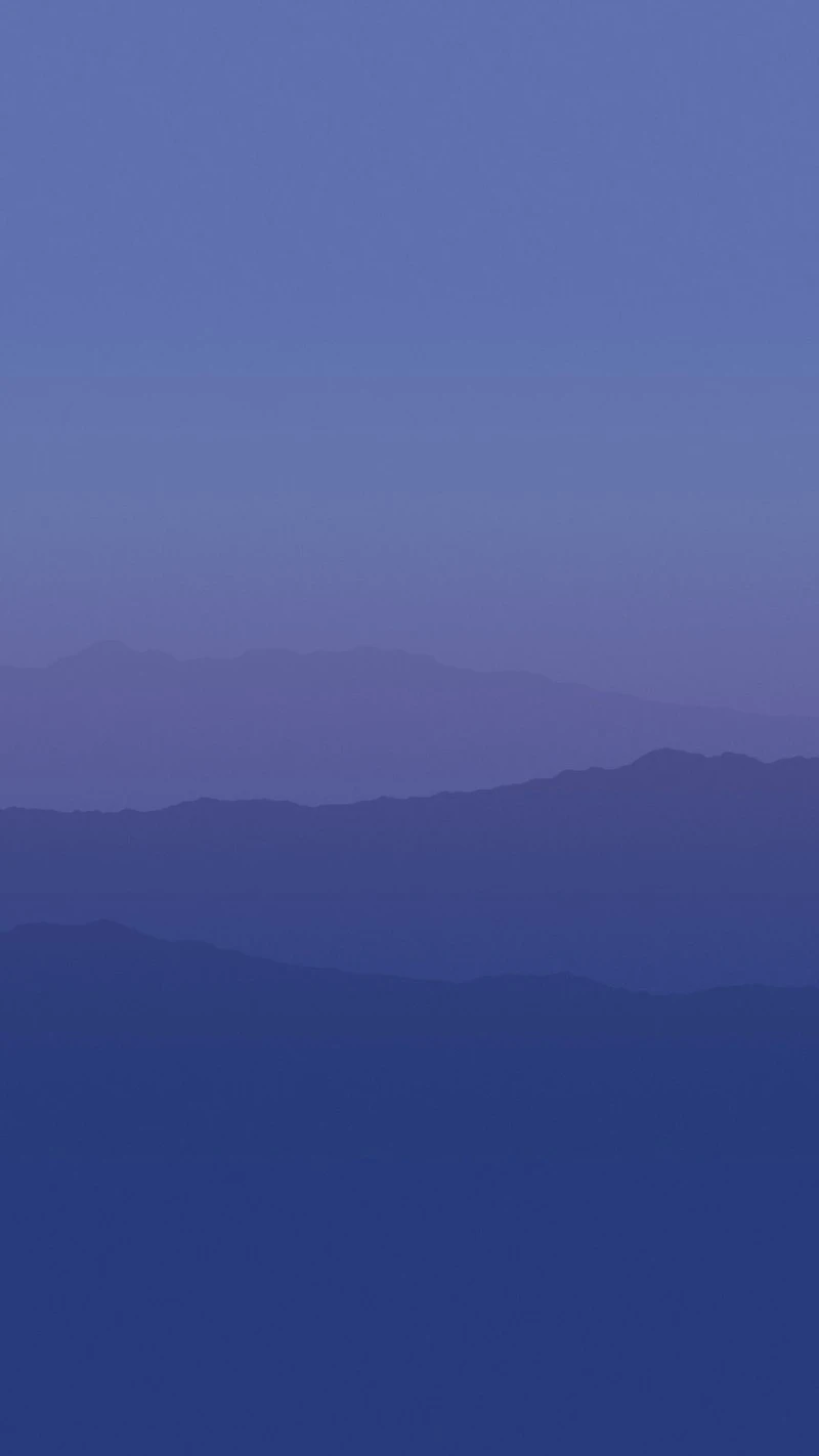 Layered Mountains at Dusk 4K Mobile Wallpaper