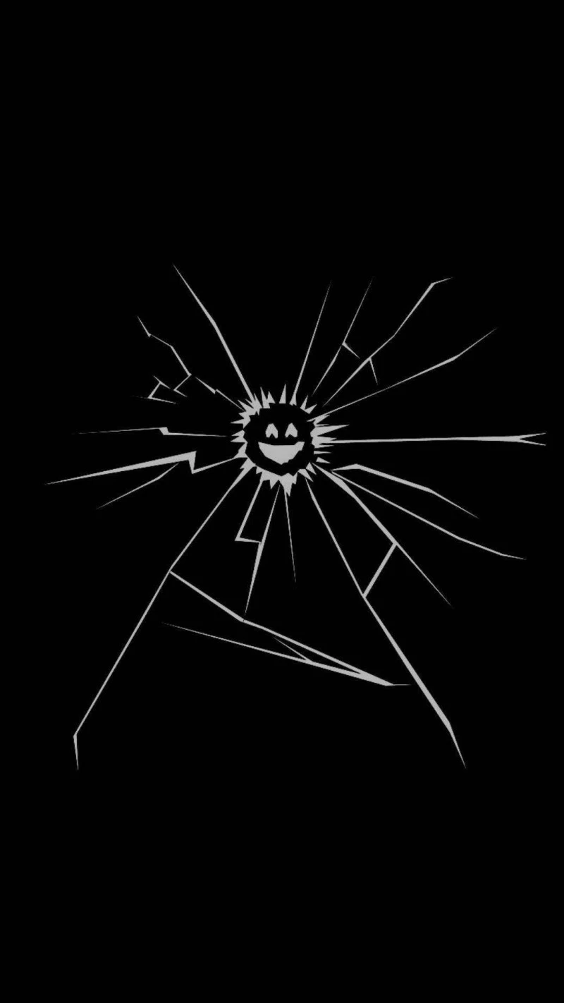 Smiling Through the Cracks 4K Mobile Wallpaper