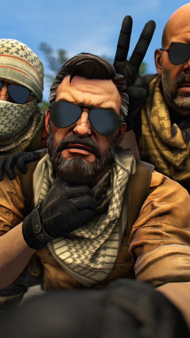 Gamer Squad Selfie 4K Mobile Wallpaper