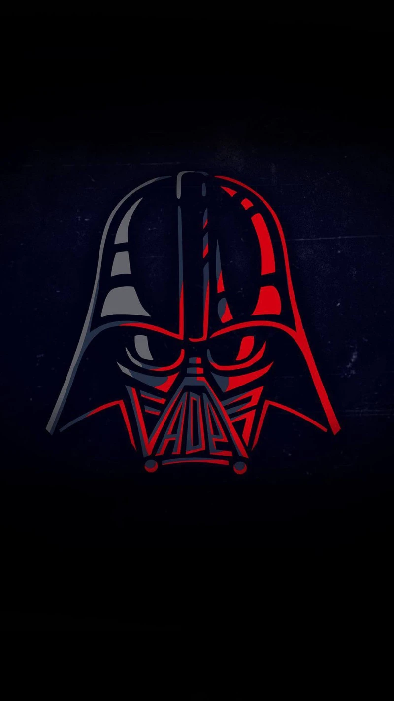 Darth Vader Red 4K Mobile Wallpaper