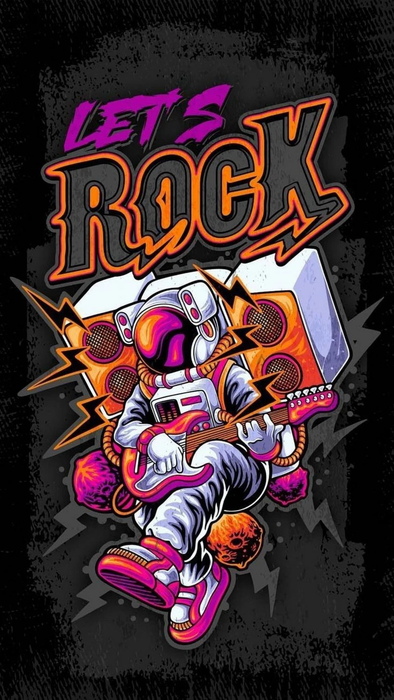 Let's Rock! 4K Mobile Wallpaper