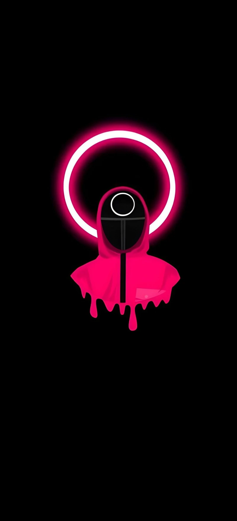 Squid Game: Melted Guardian 4K Mobile Wallpaper