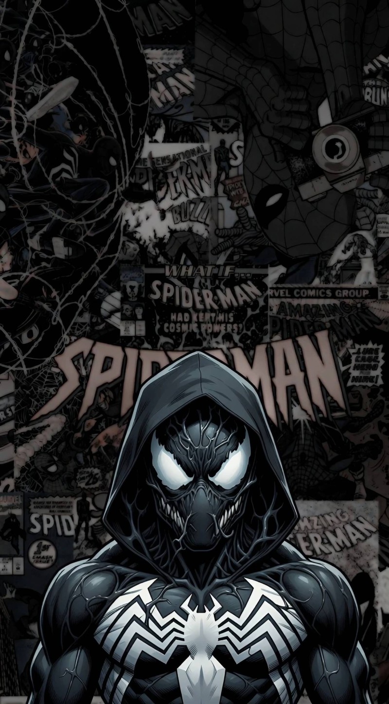 Venomized Miles Morales Spider-Man Comic Art Wallpaper 4K Comic Wallpaper