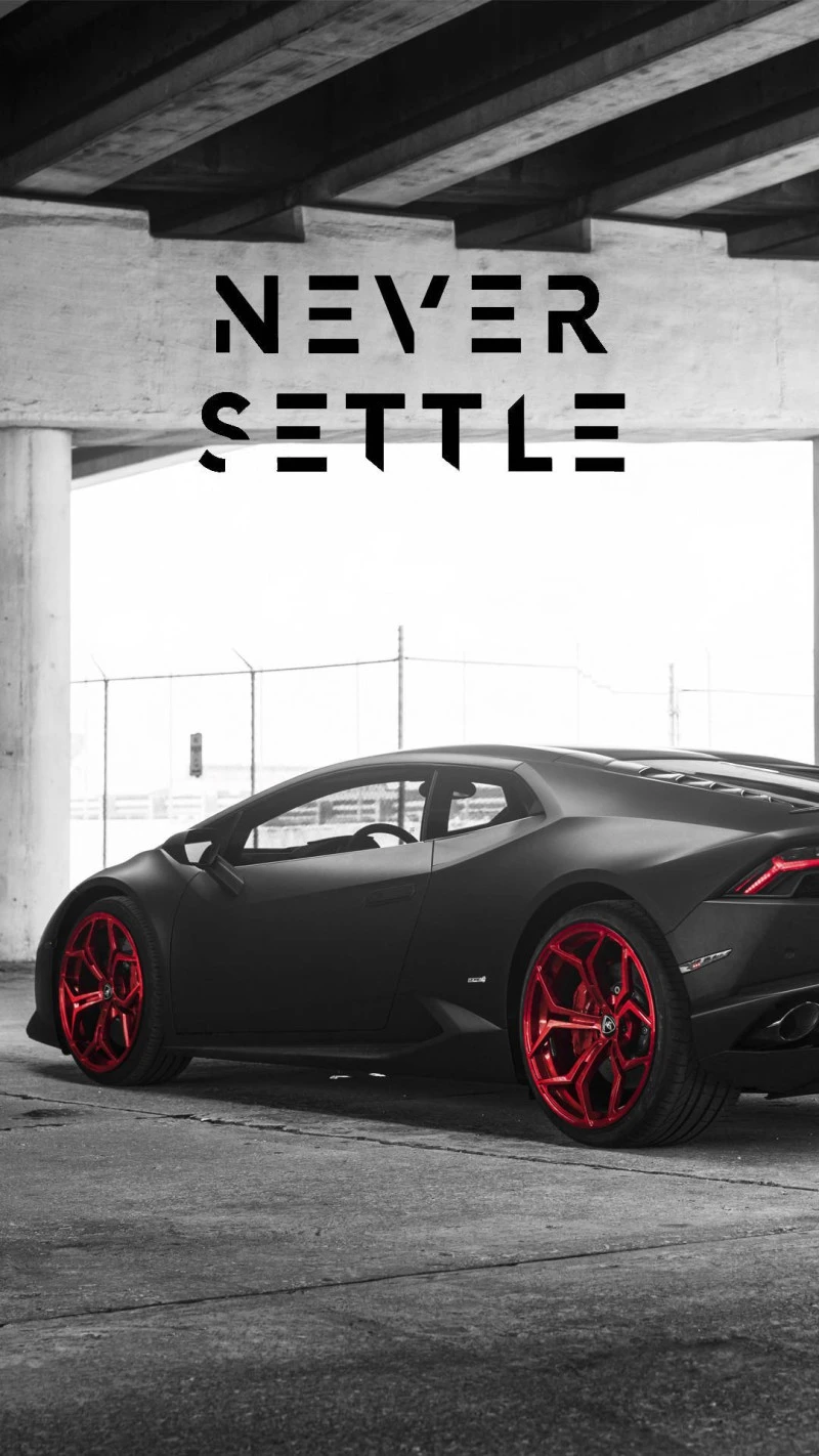 Never Settle: Lamborghini Huracan 4K Mobile Wallpaper