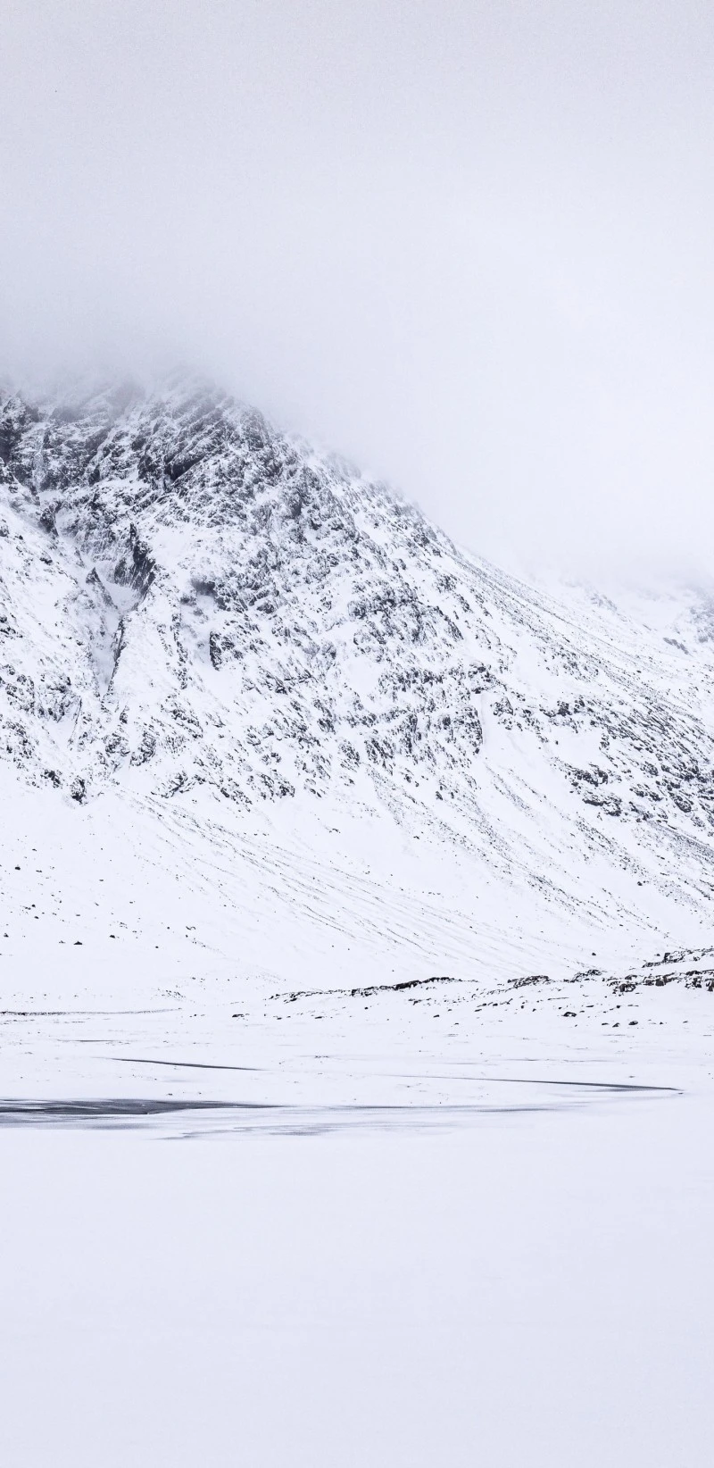 Winter Mountain Landscape 4K Mobile Wallpaper
