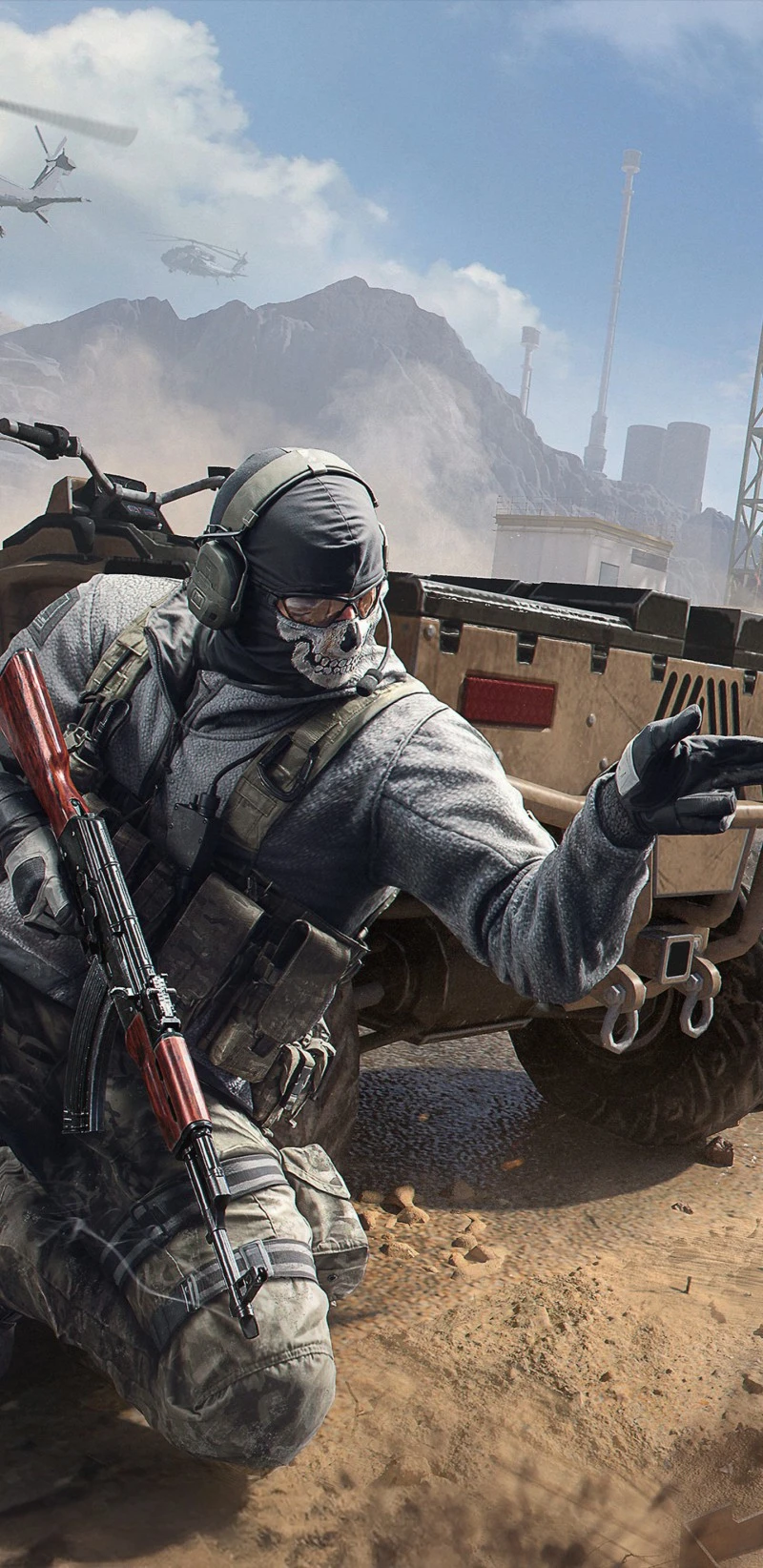Call of Duty: Modern Warfare II Operator 4K Mobile Wallpaper
