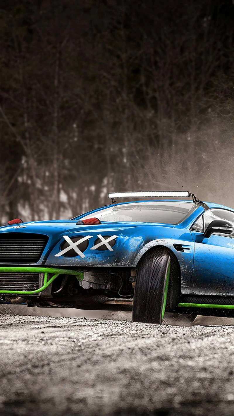 Off-Road Bentley Continental GT: Rally Spec 4K Mobile Wallpaper