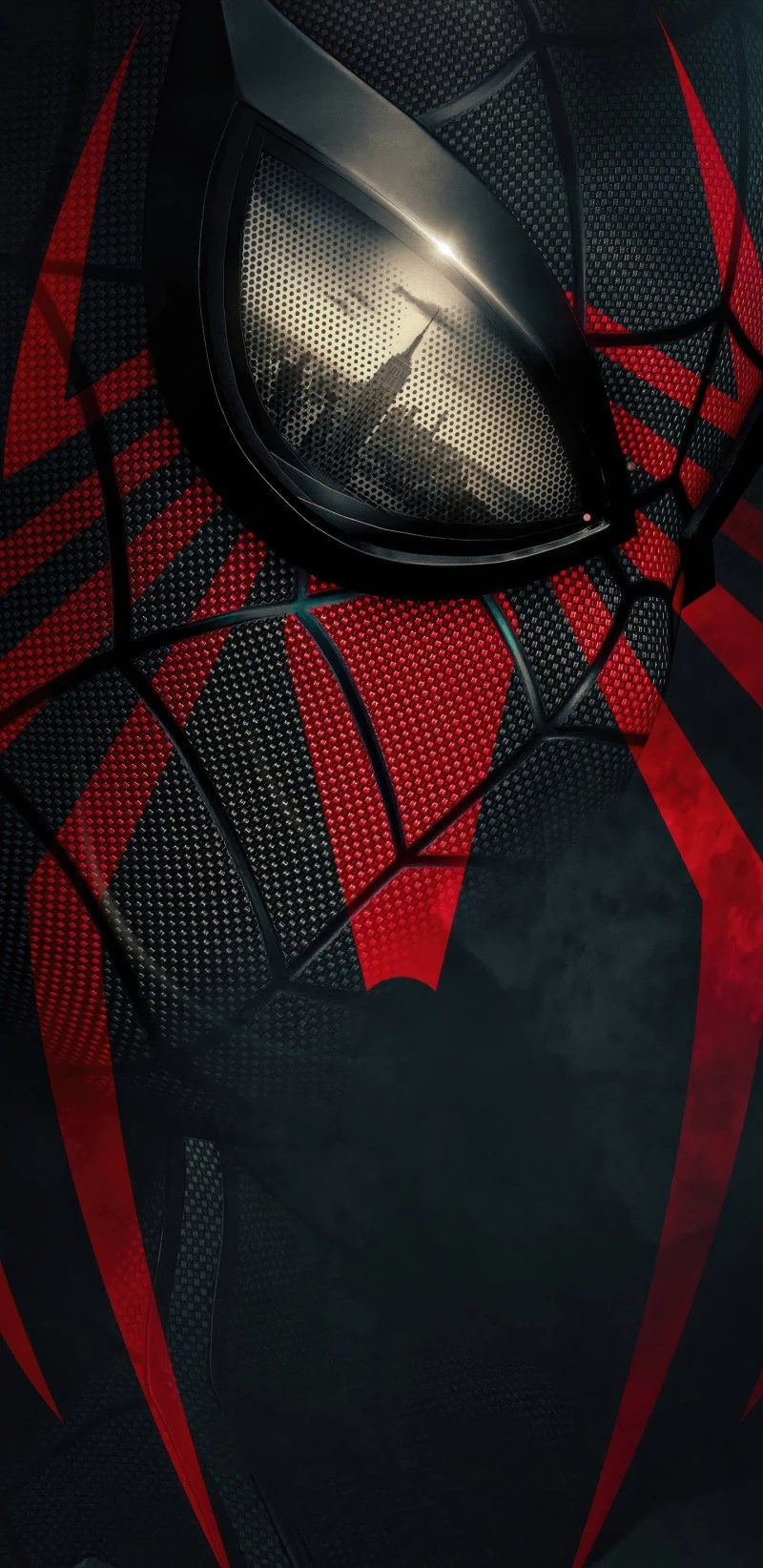 Spider-Man: Noir Close-up 4K Mobile Wallpaper