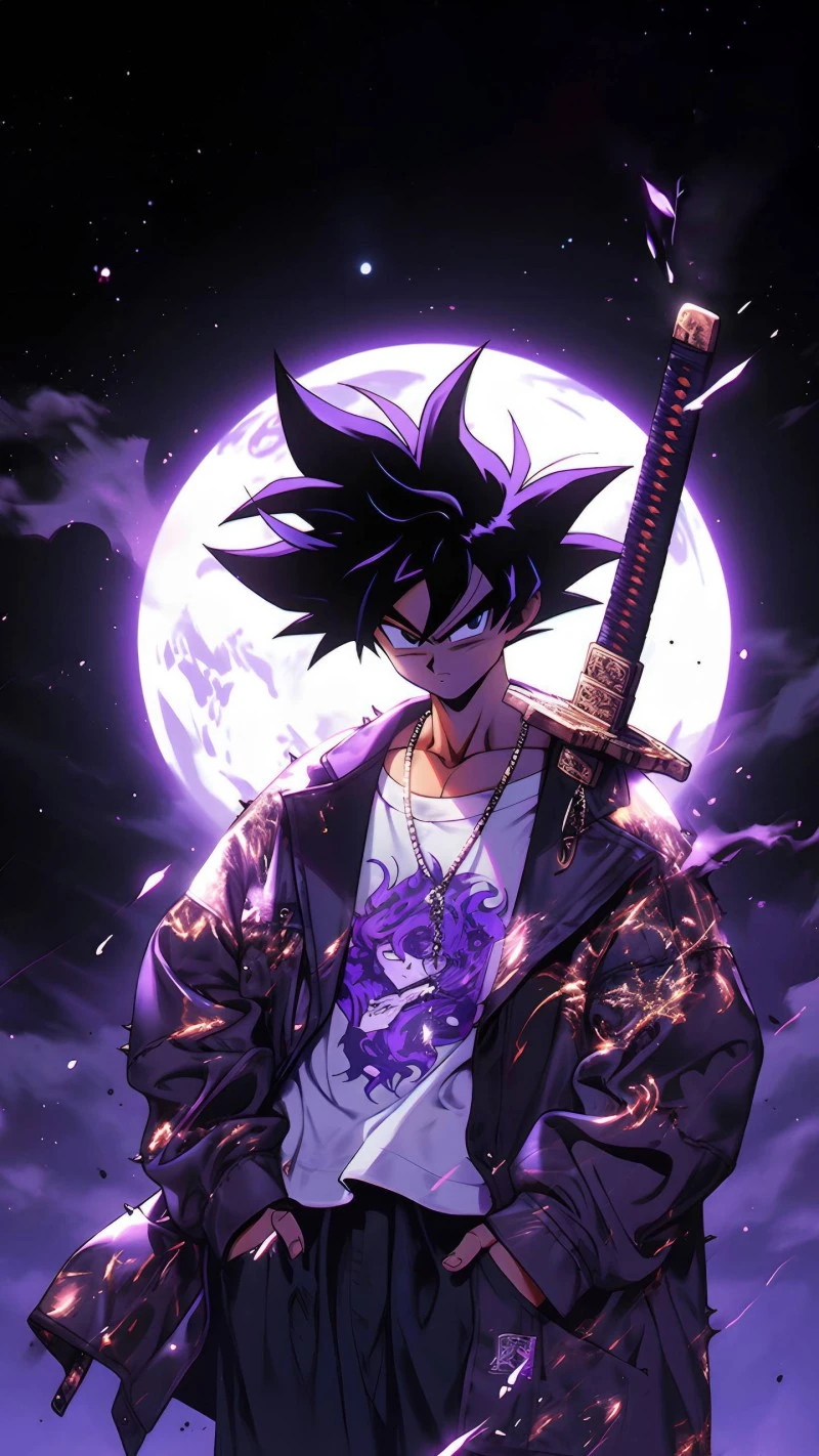 Modern Goku 4K Mobile Wallpaper