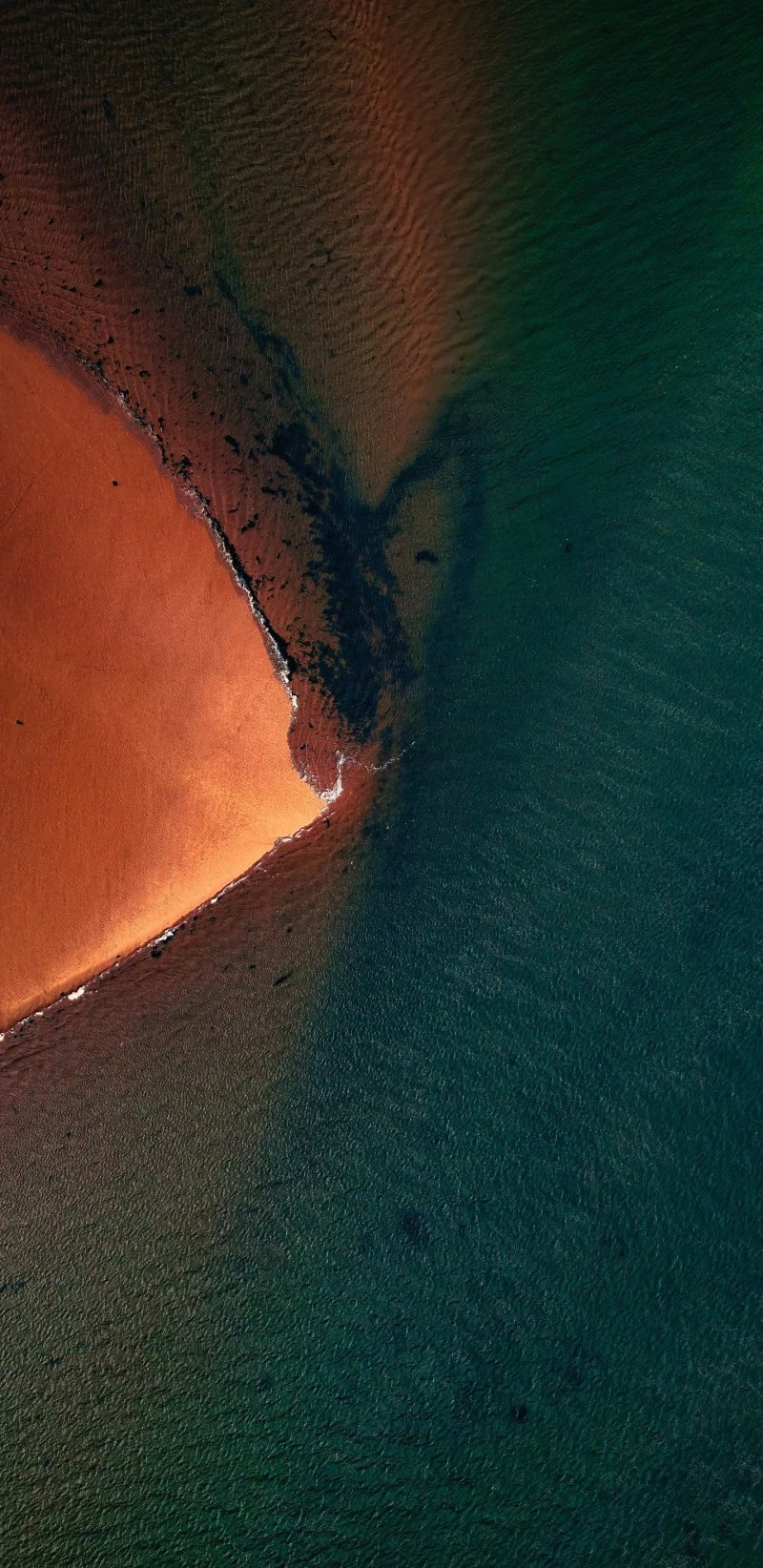 Aerial View of Coastal Waters 4K Mobile Wallpaper