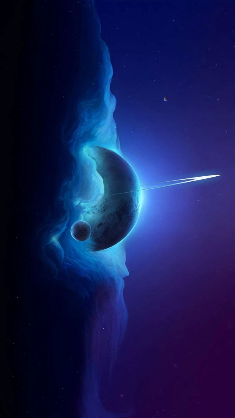 Celestial Encounter 4K Mobile Wallpaper