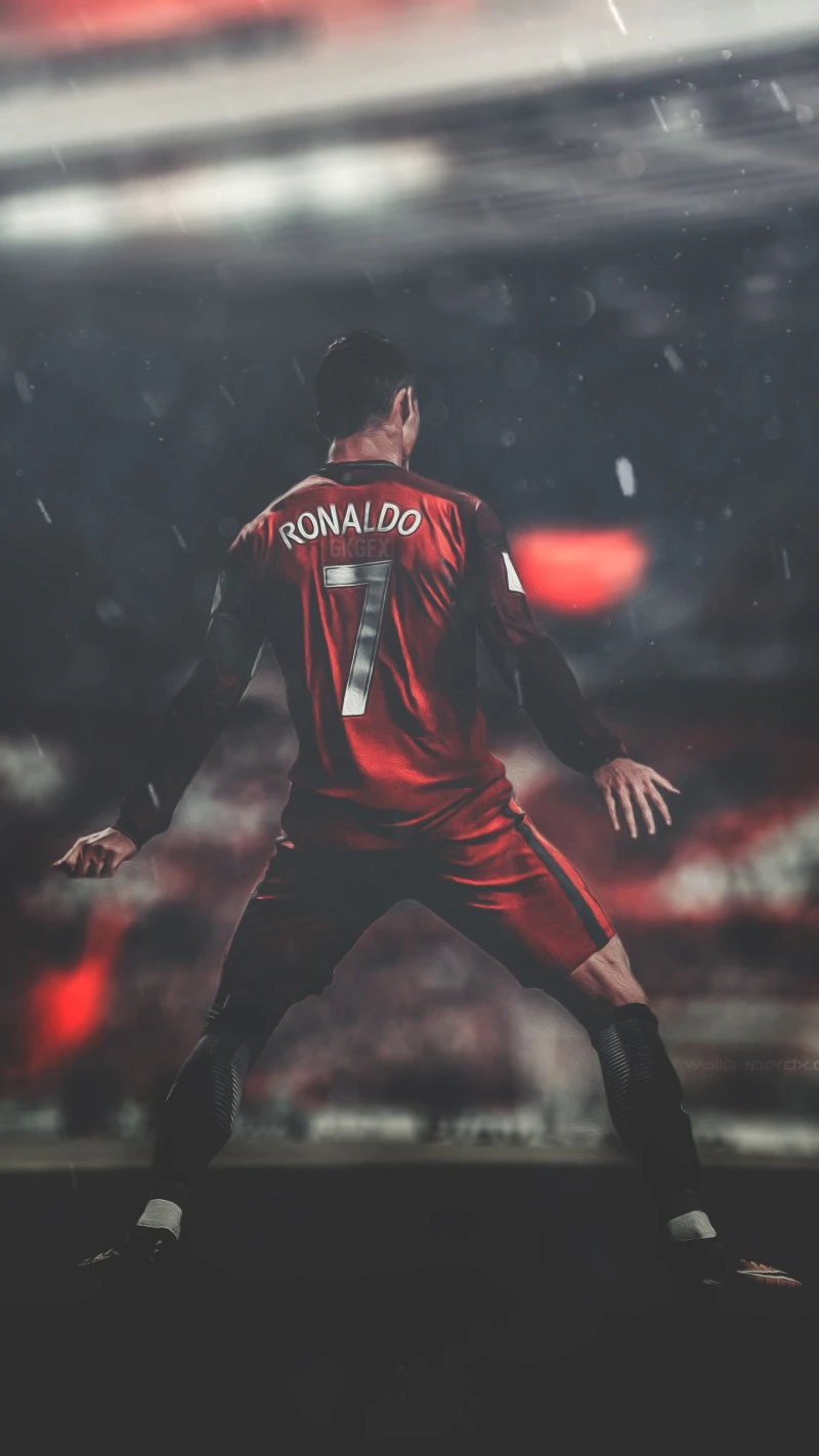 Cristiano Ronaldo - Manchester United 4K Mobile Wallpaper