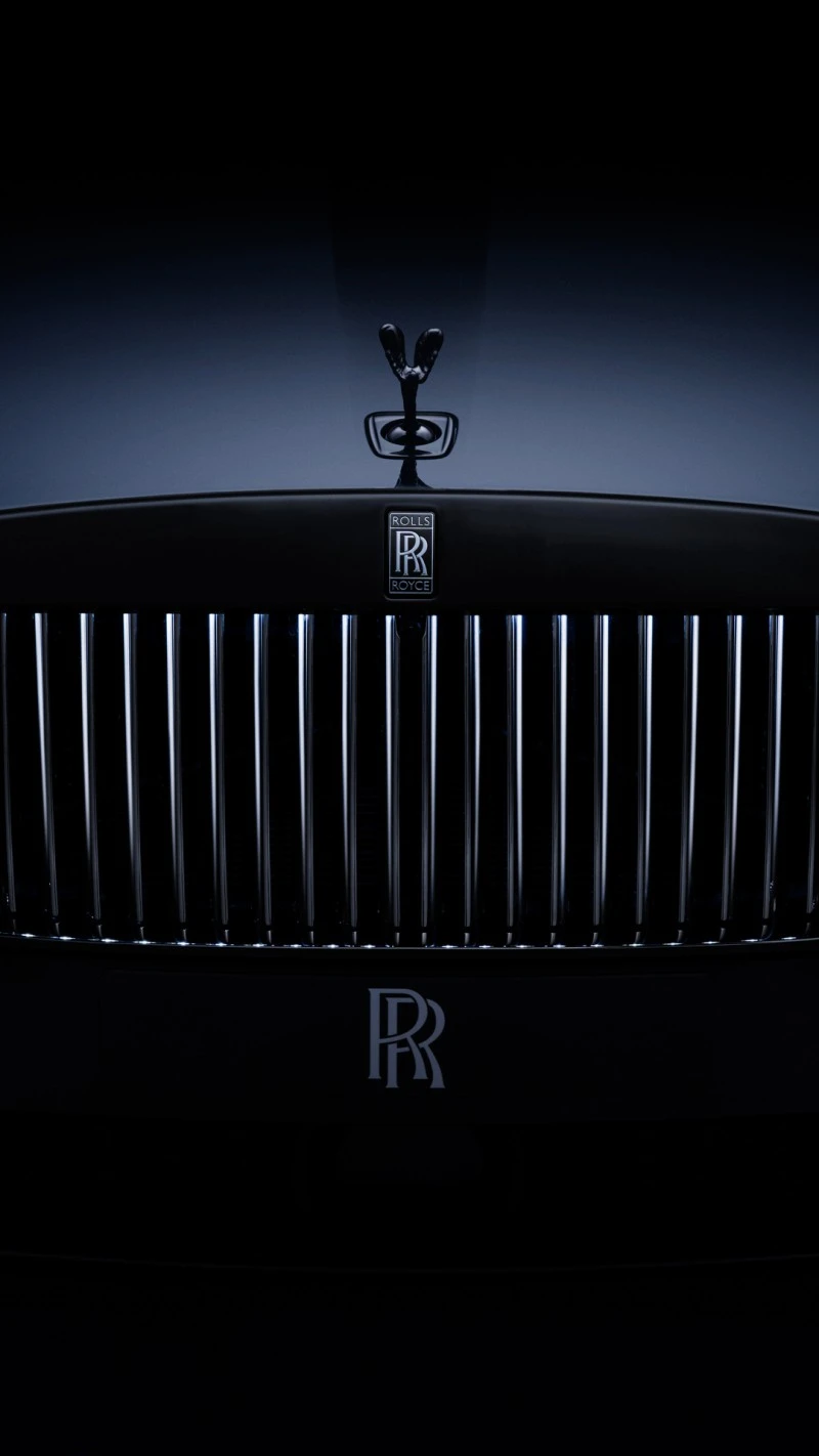 Rolls-Royce Grille Detail 4K Mobile Wallpaper