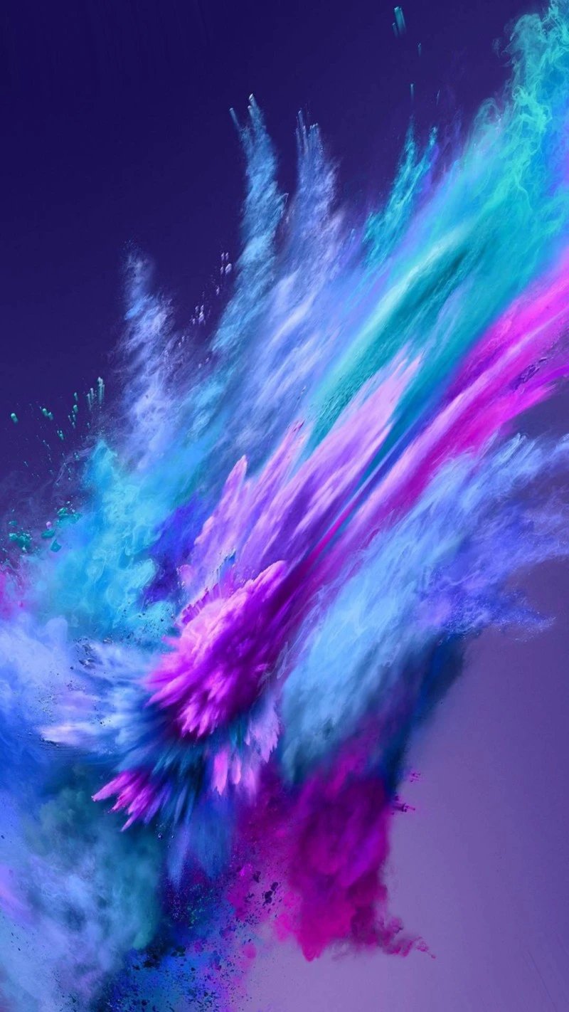 Explosion of Color 4K Mobile Wallpaper