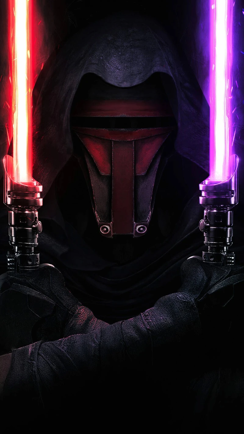 Dark Lord of the Sith 4K Mobile Wallpaper