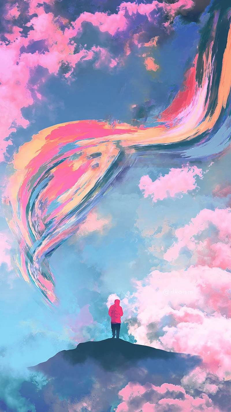 Celestial Whisper 4K Mobile Wallpaper