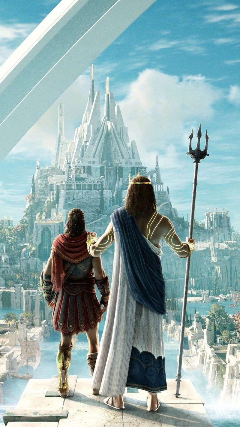 God of War: Father and Son 4K Mobile Wallpaper