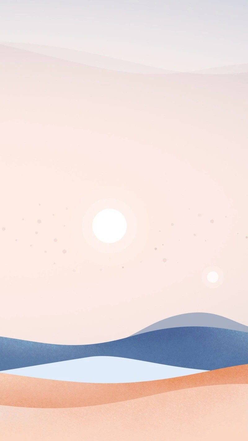 Serene Sunset Landscape 4K Mobile Wallpaper