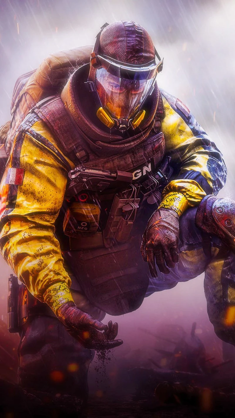 Rainbow Six Siege: Rook Operator Artwork 4K Mobile Wallpaper