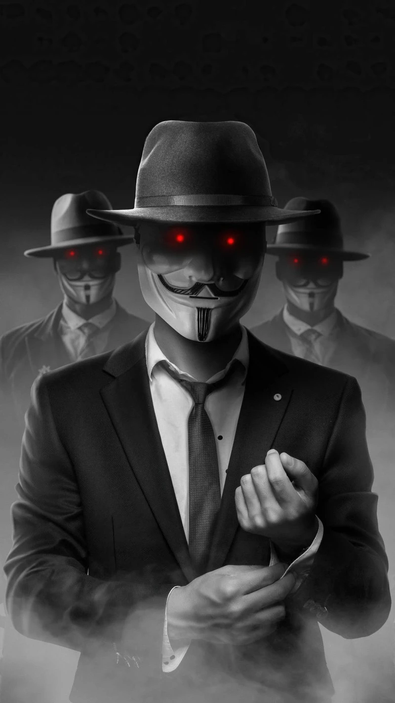 Anonymous Syndicate 4K Mobile Wallpaper