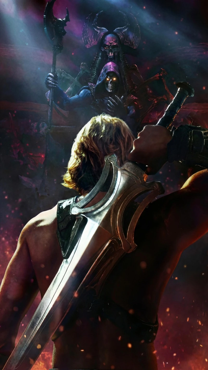He-Man vs. Skeletor 4K Mobile Wallpaper