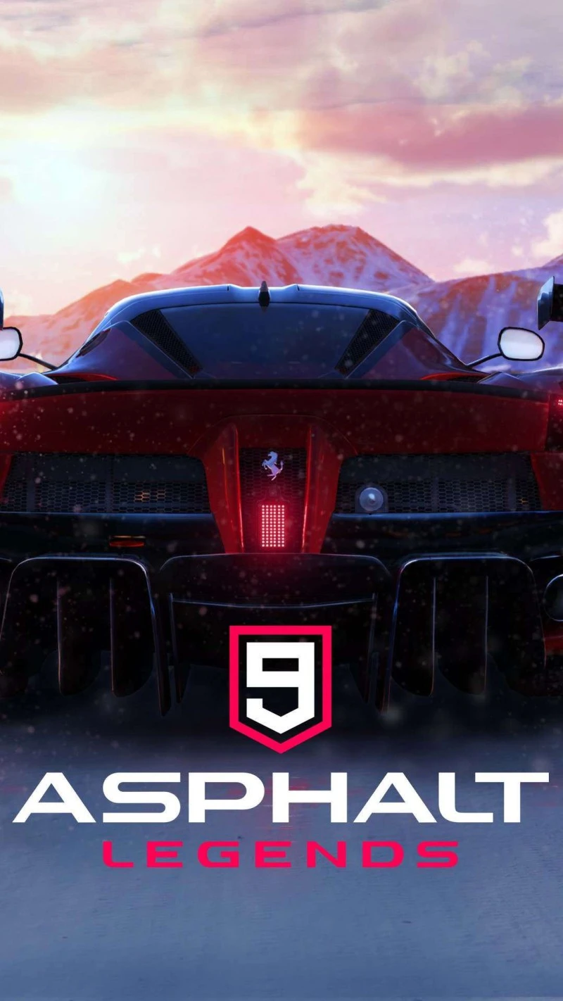 Asphalt 9 Legends - Ferrari 4K Mobile Wallpaper