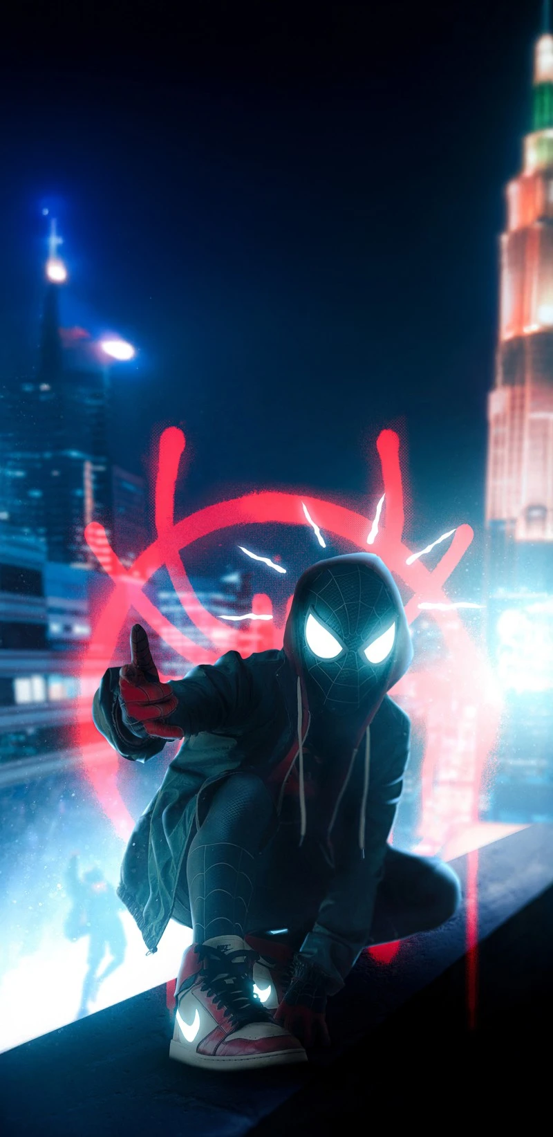 Miles Morales: Into the Spider-Verse 4K Mobile Wallpaper