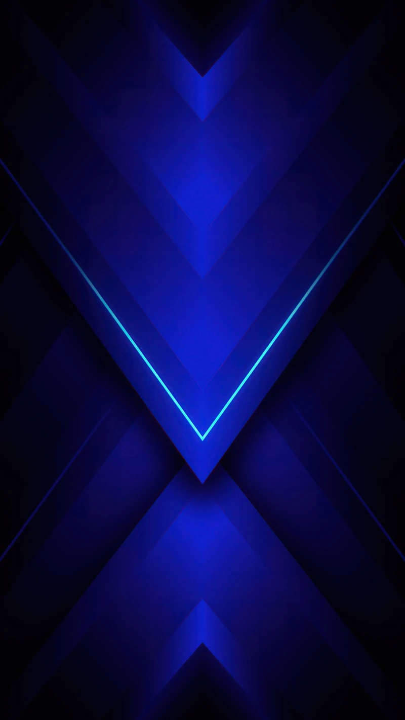 Abstract Neon Geometry 4K Mobile Wallpaper