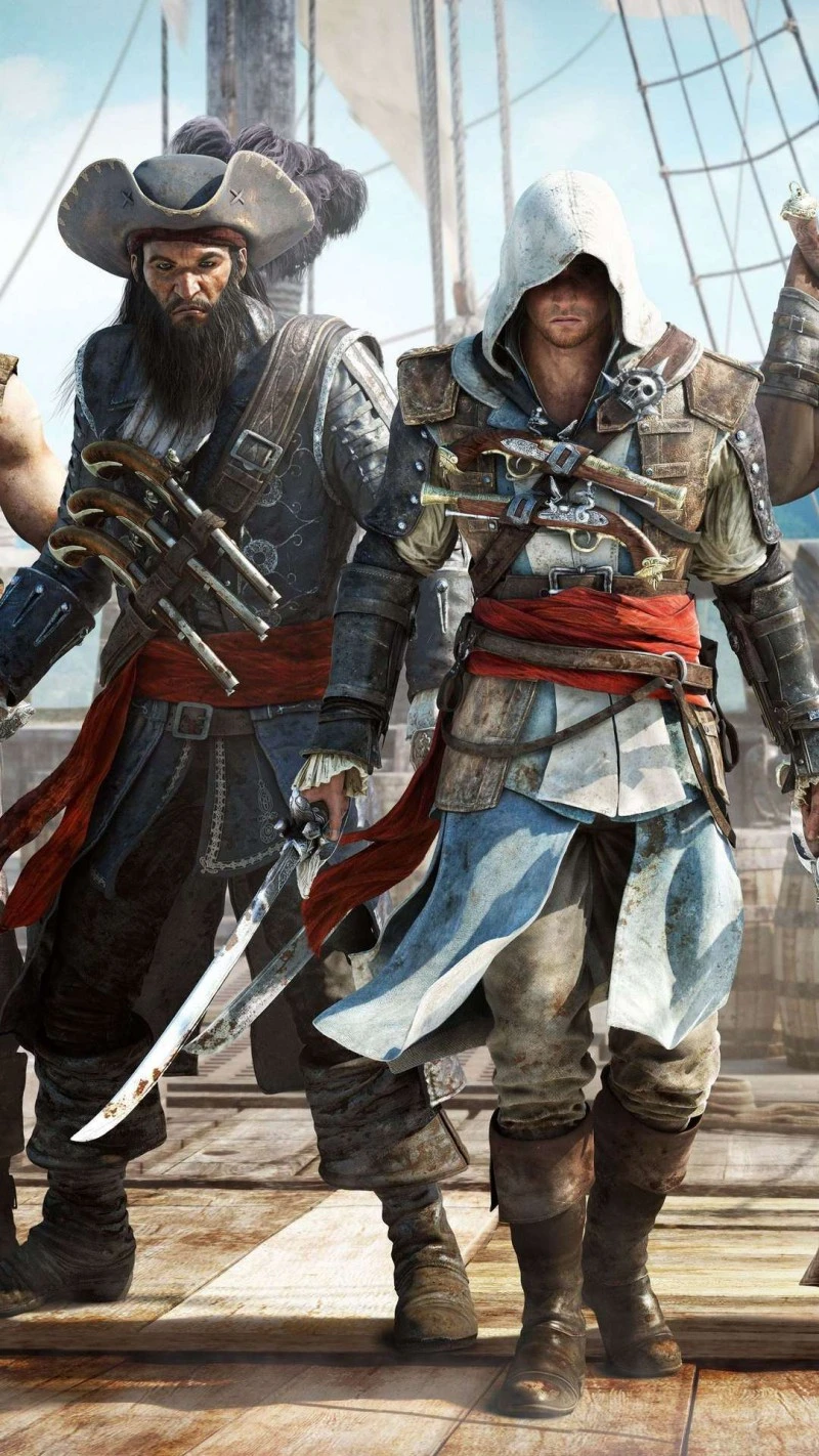 Assassin's Creed IV: Black Flag 4K Mobile Wallpaper