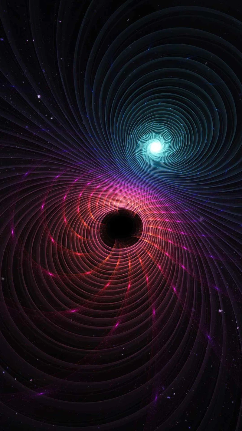 Cosmic Swirl 4K Mobile Wallpaper