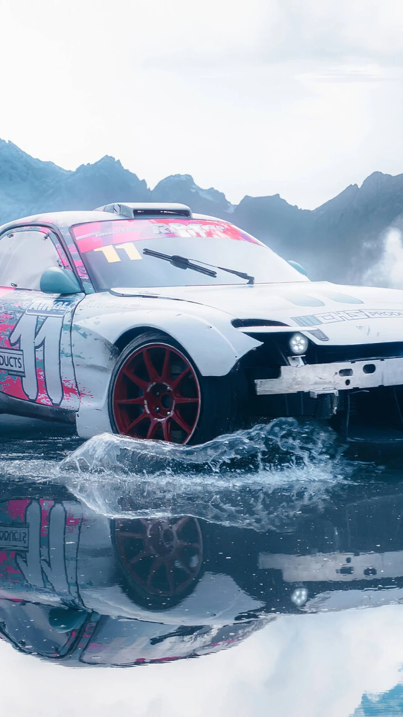 Drifting in the Mountains 4K Mobile Wallpaper