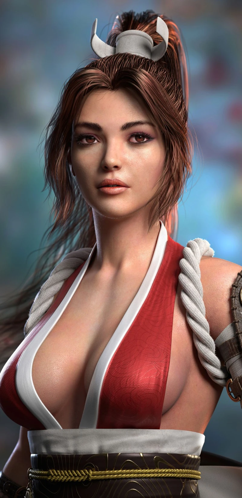Kasumi from Dead or Alive 4K Mobile Wallpaper