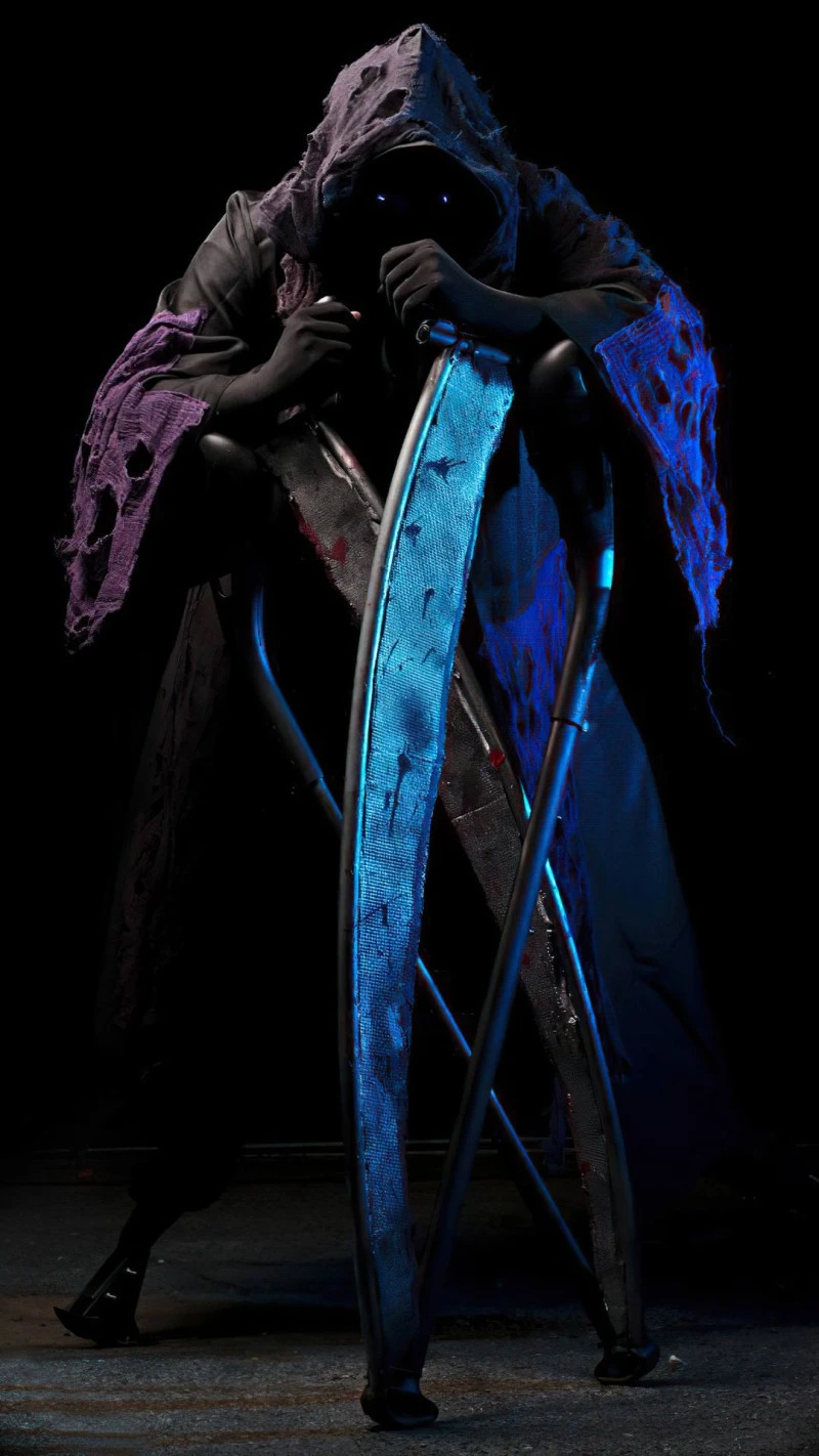 Dark Reaper Cosplay 4K Mobile Wallpaper